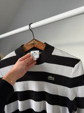 Charger l&#39;image dans la galerie, Pull Lacoste au col cheminé à rayures - M
