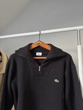 Upload image to gallery, Pull half zip Lacoste en grosse maille en laine - M
