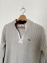 Upload image to gallery, Pull half zip Lacoste à la maille côtelée - M
