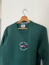 Charger l&#39;image dans la galerie, Sweat Tommy Hilfiger collection Jeans vert forêt - S
