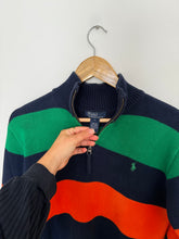 Charger l&#39;image dans la galerie, Pull half zip Ralph Lauren rayé - XS
