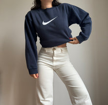 Charger l&#39;image dans la galerie, Sweat Nike brodé vintage bleu marine - S
