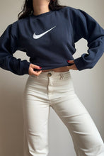 Charger l&#39;image dans la galerie, Sweat Nike brodé vintage bleu marine - S
