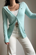 Charger l&#39;image dans la galerie, Gilet Lacoste bleu turquoise - S
