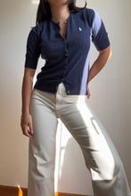 Charger l&#39;image dans la galerie, Gilet Ralph Lauren manche courte en coton - S
