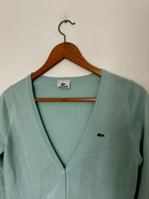 Charger l&#39;image dans la galerie, Gilet Lacoste bleu turquoise - S
