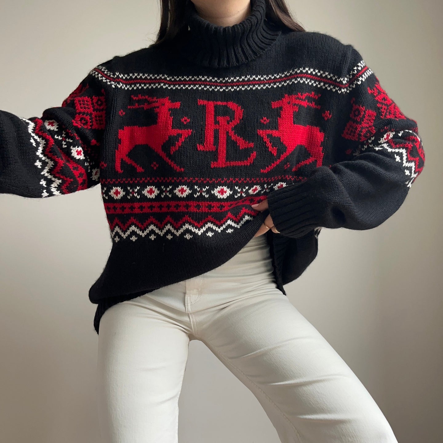 Pull col roulé Ralph Lauren édition de Noël - L