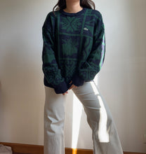 Charger l&#39;image dans la galerie, Pull Lacoste en grosse maille des années 80&#39; made in France - L
