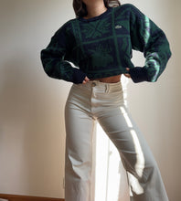 Charger l&#39;image dans la galerie, Pull Lacoste en grosse maille des années 80&#39; made in France - L
