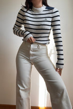 Charger l&#39;image dans la galerie, Pull Lacoste style marinière en grosse maille - XS
