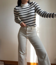 Charger l&#39;image dans la galerie, Pull Lacoste style marinière en grosse maille - XS
