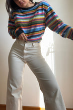 Charger l&#39;image dans la galerie, Pull Lacoste à rayures multicolores en coton - L
