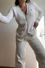 Charger l&#39;image dans la galerie, Gilet Ralph Lauren en maille tressée - XS
