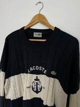 Upload image to gallery, Pull Lacoste collector brodé ancre marine des années 80&#39; - XL
