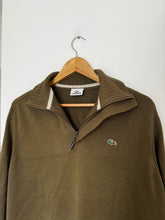 Charger l&#39;image dans la galerie, Pull half zip Lacoste kaki - L
