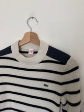 Charger l&#39;image dans la galerie, Pull Lacoste style marinière en grosse maille - XS
