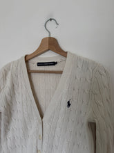 Charger l&#39;image dans la galerie, Gilet Ralph Lauren en maille tressée - XS
