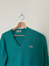 Charger l&#39;image dans la galerie, Pull col V Lacoste des années 80&#39; - M
