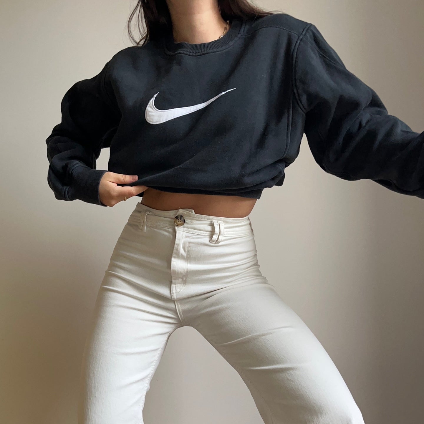 Sweat Nike brodé vintage - M