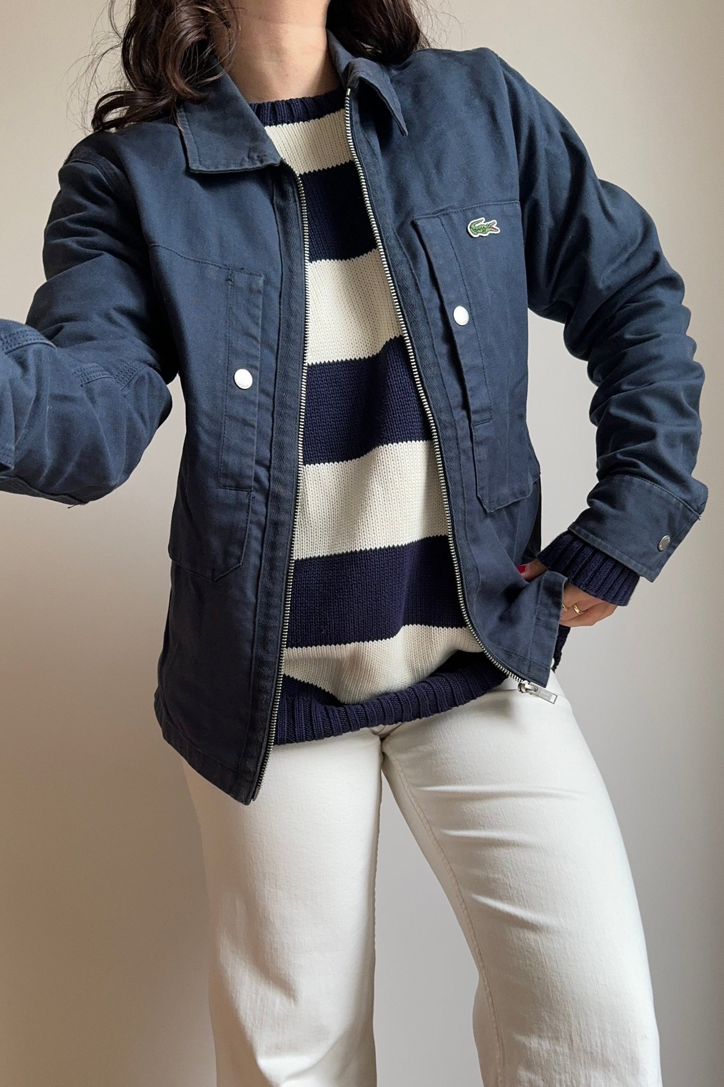 Veste légère Lacoste bleu marine - XS