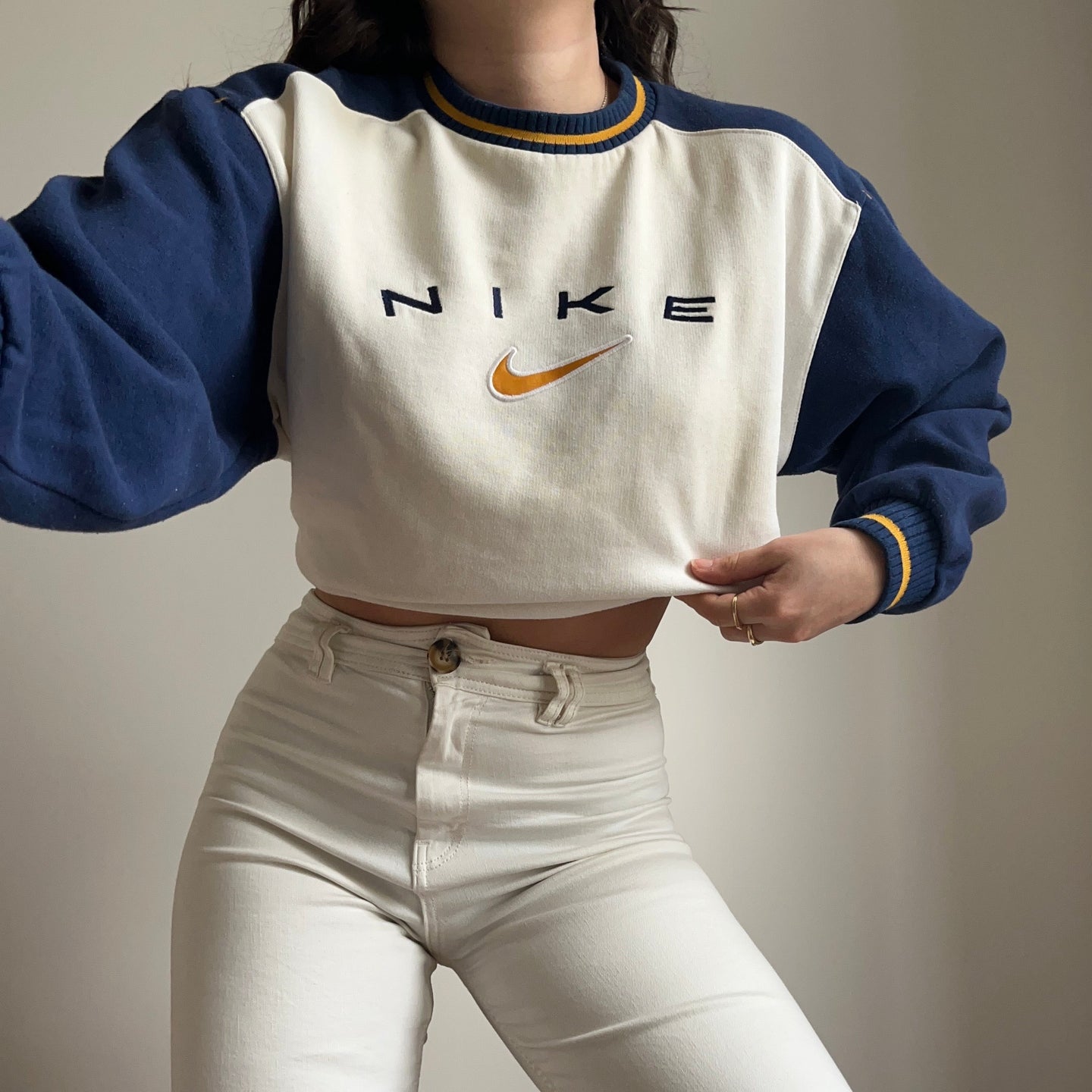 Sweat Nike brodé vintage - L