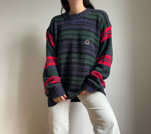 Upload image to gallery, Pull Tommy Hilfiger à rayures vintage - L
