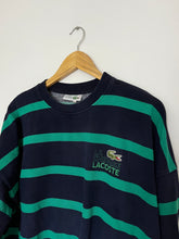 Charger l&#39;image dans la galerie, Pull &quot;La Chemise Lacoste&quot; des années 80&#39; fabriqué en France - XL
