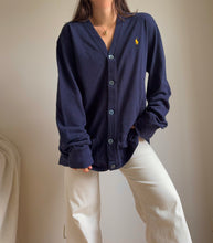 Upload image to gallery, Gilet Ralph Lauren bleu marine en coton - L
