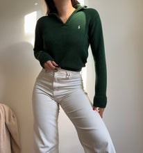 Charger l&#39;image dans la galerie, Pull half zip Ralph Lauren vert forêt - XS
