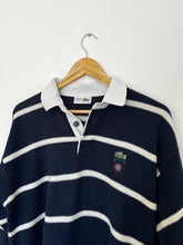 Upload image to gallery, Pull Lacoste brodé rose des vents des années 80&#39; - L
