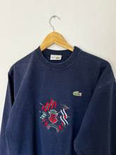 Upload image to gallery, Pull Lacoste brodé des années 80&#39; fabriqué en France - M
