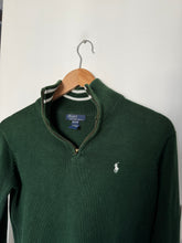 Charger l&#39;image dans la galerie, Pull half zip Ralph Lauren vert forêt - XS
