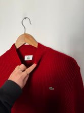 Charger l&#39;image dans la galerie, Pull Lacoste au col cheminé en grosse maille - S
