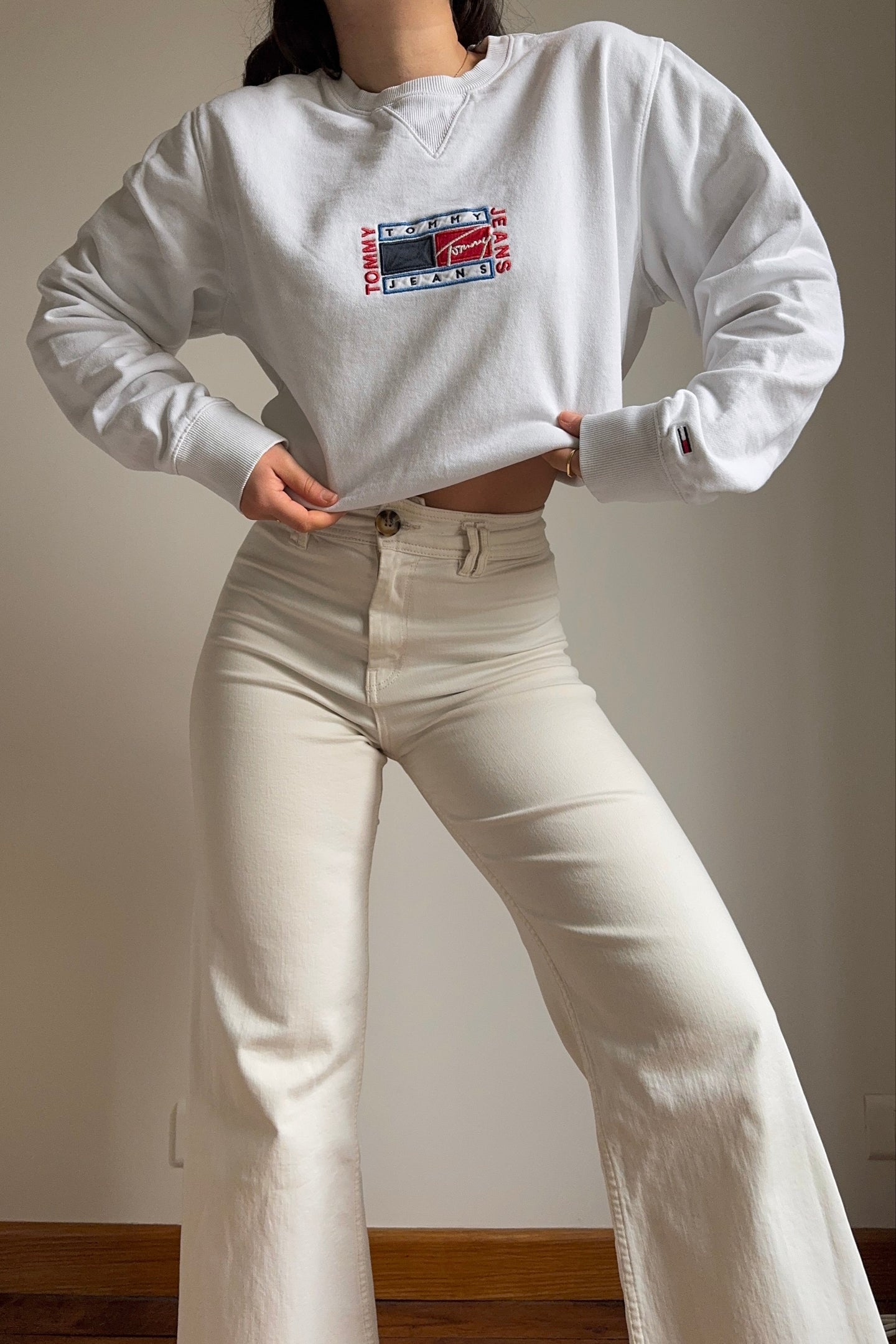 Sweat Tommy Hilfiger brodé collection Tommy Jeans - S