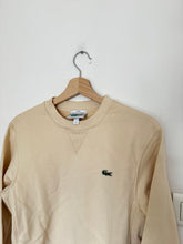 Upload image to gallery, Sweat &quot;Classique Lacoste&quot; en coton jaune pastel - XS
