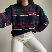 Upload image to gallery, Pull Lacoste en grosse maille des années 80’ - L
