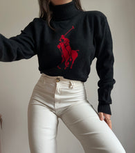 Upload image to gallery, Pull col roulé Ralph Lauren logo big pony en laine - XL
