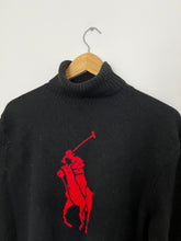 Upload image to gallery, Pull col roulé Ralph Lauren logo big pony en laine - XL
