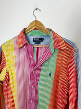 Charger l&#39;image dans la galerie, Chemise Ralph Lauren à rayures multicolores - L
