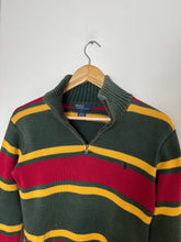 Charger l&#39;image dans la galerie, Pull half zip Ralph Lauren rayé - S
