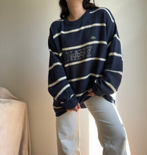 Charger l&#39;image dans la galerie, Pull Lacoste Navy brodé des années 80&#39; - XL
