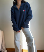 Charger l&#39;image dans la galerie, Pull half zip Tommy Hilfiger maille côtelée - M
