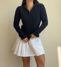 Upload image to gallery, Pull half zip Ralph Lauren en grosse maille - XS
