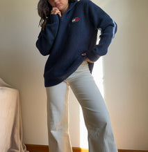 Charger l&#39;image dans la galerie, Pull half zip Tommy Hilfiger maille côtelée - M
