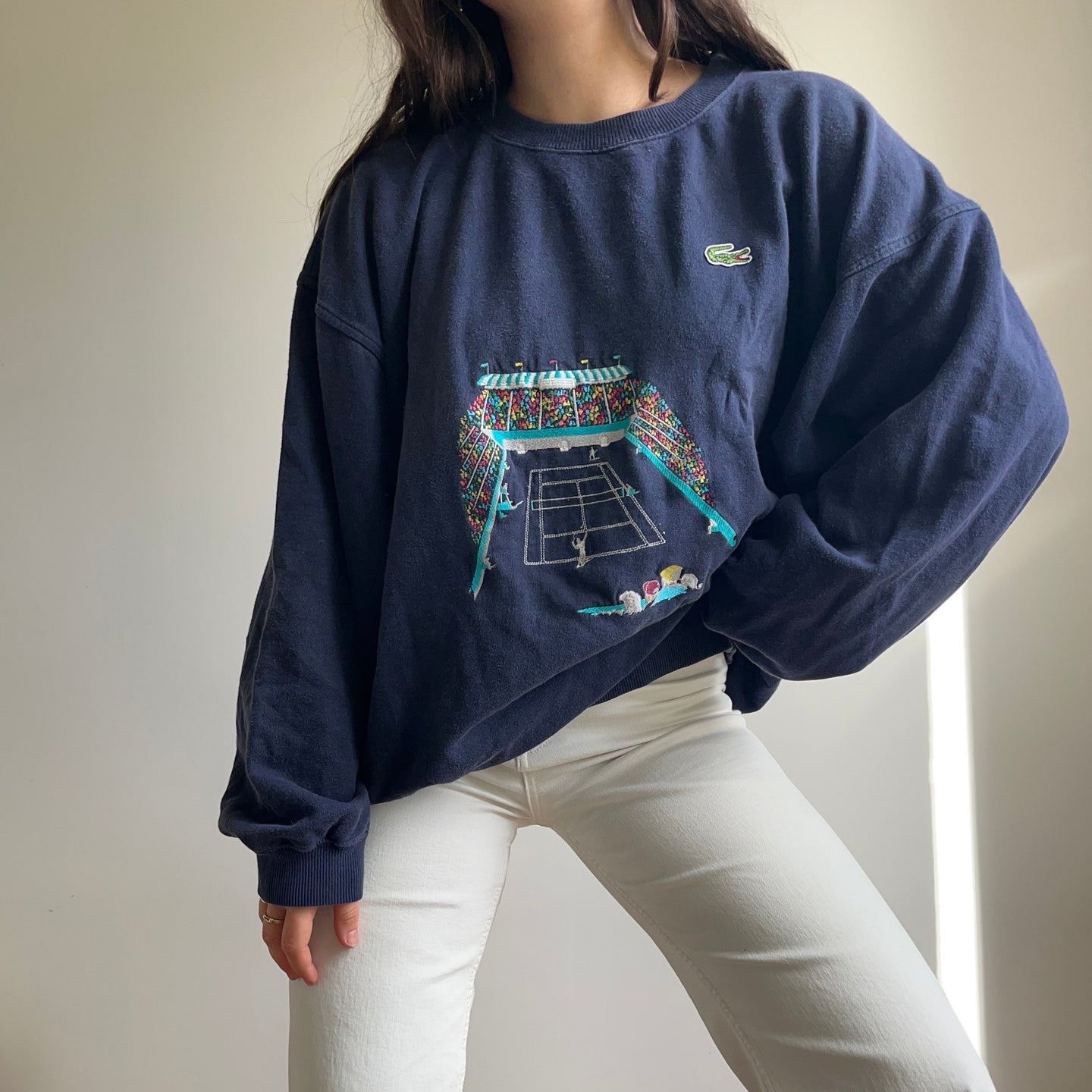 Pull Lacoste collector brodé des années 80’ - L