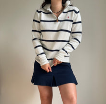 Upload image to gallery, Pull half zip Ralph Lauren rayé style marinière - XS
