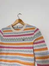 Upload image to gallery, Pull Lacoste en laine à motifs colorés - XS
