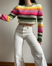 Upload image to gallery, Pull Lacoste à rayures multicolores - M
