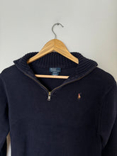 Charger l&#39;image dans la galerie, Pull half zip Ralph Lauren en grosse maille - XS
