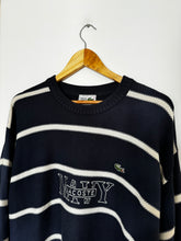 Charger l&#39;image dans la galerie, Pull Lacoste Navy brodé des années 80&#39; - XL
